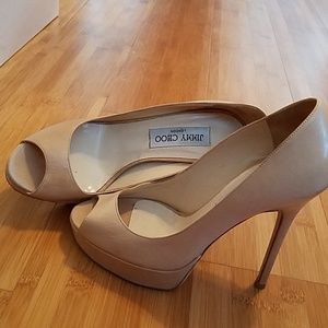Authentic JimmyChoo 4in. heels with 1inch platform
